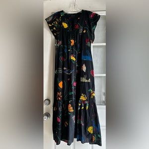 Urban outfitters embroidered summer maxi dress